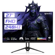 شاشة العاب قيمنق ماجيستي MAJESTY مقاس 27" - دقة FHD - تردد 240Hz - استجابة 1ms - لوحة Fast IPS - سماعات