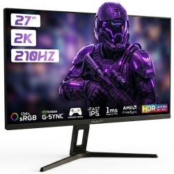 شاشة قيمنق ألعاب ماجيستي MAS1-272K529 - مقاس 27" - دقة 2K - لوحة Fast IPS - تردد 210Hz - استجابة 1ms