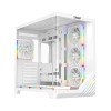 PC Case MAJESTY BOULEVARD 008 ARGB ATX Mid Tower, 7 pre-installed ARGB fans, Support ATX, Micro-ATX, and Mini-ITX MB - WHITE PC Case MAJESTY BOULEVARD 008 ARGB ATX Mid Tower, 7 pre-installed ARGB fans, Support ATX, Micro-ATX, and Mini-ITX MB - WHITE