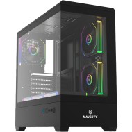 كيس ماجيستي رعد برو - يدعم ATX/MATX/ITX - مع 6 مراوح ARGB - تبريد 360مم