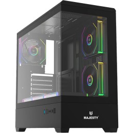 كيس ماجيستي رعد برو - يدعم ATX/MATX/ITX - مع 6 مراوح ARGB - تبريد 360مم