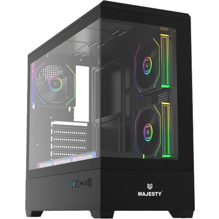 كيس ماجيستي رعد برو - يدعم ATX/MATX/ITX - مع 6 مراوح ARGB - تبريد 360مم كيس ماجيستي رعد برو - يدعم ATX/MATX/ITX - مع 6 مراوح ARGB - تبريد 360مم