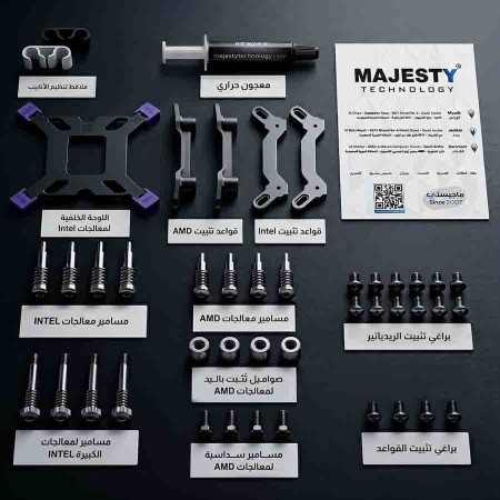 مبرد مائي ماجستي CLA-301 - شاشة AMOLED منحنية 6.67 بوصة - 360مم - أسود مبرد مائي ماجستي CLA-301 - شاشة AMOLED منحنية 6.67 بوصة - 360مم - أسود