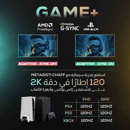شاشة قيمنق ماجيستي - مقاس 27" QHD 2K - لوحة IPS - تردد 320Hz - استجابة 0.5ms - يدعم كونسول شاشة قيمنق ماجيستي - مقاس 27" QHD 2K - لوحة IPS - تردد 320Hz - استجابة 0.5ms - يدعم كونسول