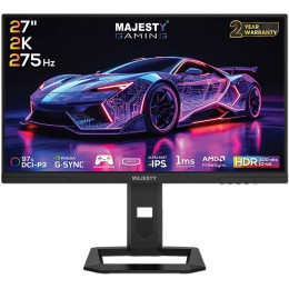 شاشة قيمنق ماجيستي - مقاس 27" QHD 2K - لوحة IPS - تردد 275Hz - استجابة 1ms - دعم كونسول