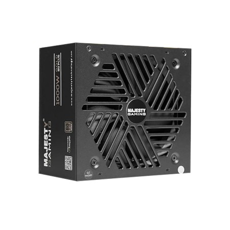 مزود الطاقة MAJESTY MPS1000-G01, بقدرة 1000 واط, شهادة كفاءة 80 PLUS Gold, تصميم معياري بالكامل Fully Modular, متوافق مع معيار ATX 3.1, دعم PCIe 5, مروحة تبريد هادئة - أسود مزود الطاقة MAJESTY MPS1000-G01, بقدرة 1000 واط, شهادة كفاءة 80 PLUS Gold, تصميم معياري بالكامل Fully Modular, متوافق مع معيار ATX 3.1, دعم PCIe 5, مروحة تبريد هادئة - أسود