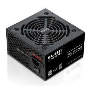 مزود طاقة MAJESTY MPS700-S01 بقدرة 700 واط، بكفاءة 80 PLUS Standard، بتصميم ATX، وهيكل أنيق - اسود