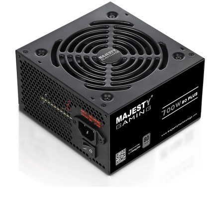 مزود طاقة MAJESTY MPS700-S01 بقدرة 700 واط، بكفاءة 80 PLUS Standard، بتصميم ATX، وهيكل أنيق - اسود مزود طاقة MAJESTY MPS700-S01 بقدرة 700 واط، بكفاءة 80 PLUS Standard، بتصميم ATX، وهيكل أنيق - اسود