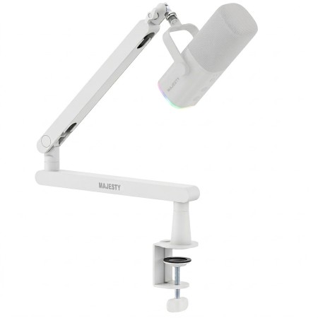 MAJESTY MS3HQ-B Mic Boom Arm - Aluminium Structure - White