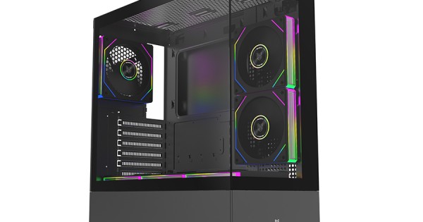 Majesty Radiator Fan MAJESTY RAAD 203 ATX mid-tower case, Tempered glass panels, 6 × ARGB ...