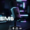 Majesty SM8 USB-C & XLR Microphone - 192kHz/24Bit - Cardioid - RGB