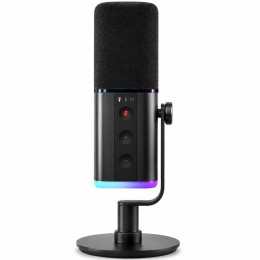 مايكروفون ماجستي SM9 - يدعم USB-C و XLR - دقة 192kHz/24Bit - إضاءة RGB - أسود