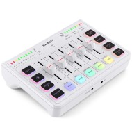 Majesty Professional USB Audio Interface & Mixer - RGB - 24Bit/48kHz - White