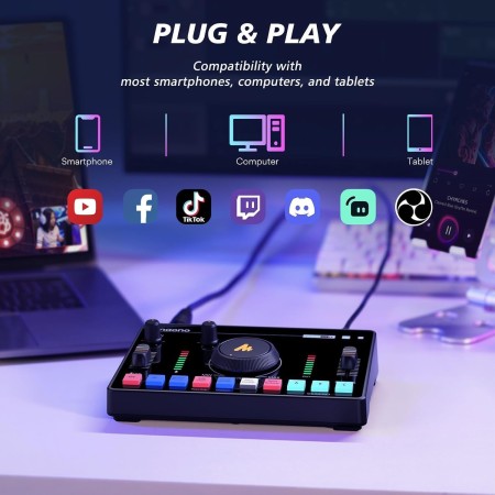 Streaming Mixer MAONO AMC2 Neo Caster C2 Streaming Mixer MAONO AMC2 Neo Caster C2