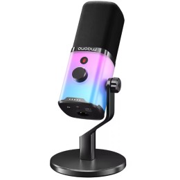 مايكروفون ماونو PD100X – توصيل USB/XLR – نوع ديناميكي – إضاءة RGB