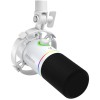 مايكروفون ماونو PD200X – توصيل USB/XLR – نوع ديناميكي – إضاءة RGB – أبيض