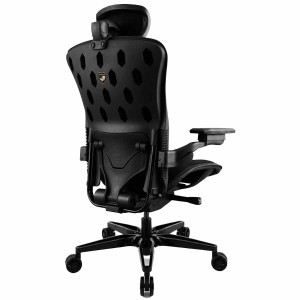 Gaming Chair MARSRHINO Infinite Max ,Advanced ergonomic ,Adjustable 3D ,ully adjustable 4D armrests ,Sliding seat with 4-position - BLACK - MR-CH-INM-B