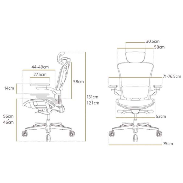 كرسي العاب احترافي MARSRHINO Infinite Max،دعم قابل للتعديل ثلاثي الأبعاد (3D)، مساند ذراع قابلة للتعديل بالكامل 4D، مقعد منزلق مع 4 وضعيات، أسود – MR-CH-INM-B