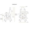 MarsRhino SPYDER 2 Gaming Chair - 160° Reclining Backrest - Lumbar Support - 120kg Capacity - Black MarsRhino SPYDER 2 Gaming Chair - 160° Reclining Backrest - Lumbar Support - 120kg Capacity - Black