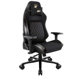كرسي العاب احترافي MARSRHINO Spyder Evo، تصميم احترافي بأسلوب السباقات، دعم قطني مائل بدون تدرج، مساند أذرع قابلة للتعديل 4D - اسود - MR-CH-SPYE-B