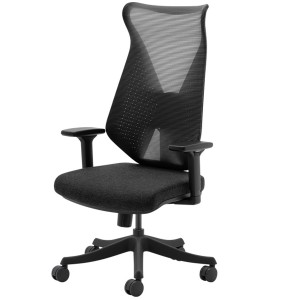 كرسي العاب احترافي MARSRHINO Wind One، تصميم شبكي مرن (Elastic Mesh)، نظام قفل من 5 وضعيات، إمالة المقعد من 100 إلى 125 درجة - اسود - MR-CH-WINO-B