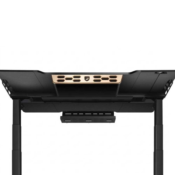 MarsRhino DEFENDER Gaming Desk - Black/Gold - Electric  - 150cm