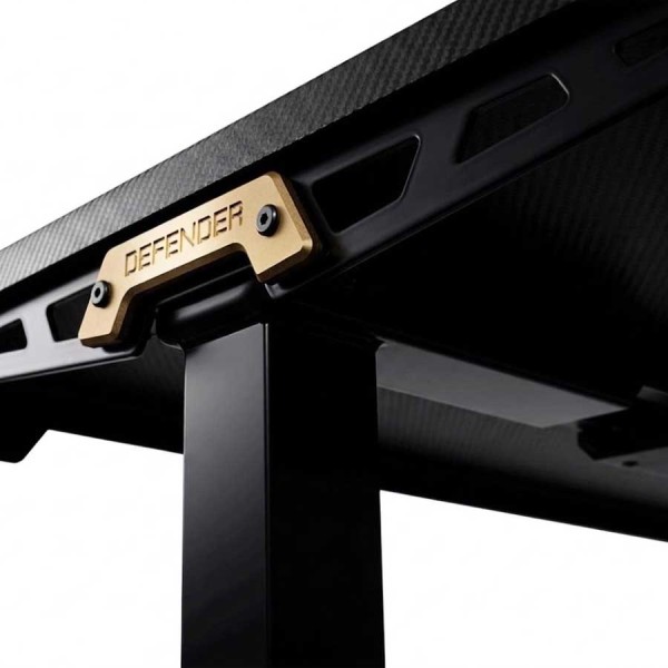 MarsRhino DEFENDER Gaming Desk - Black/Gold - Electric  - 150cm