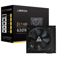 Power Supply MONTECH BETA BRONZE 650W ,80+ Bronze ,Factor ATX - Black