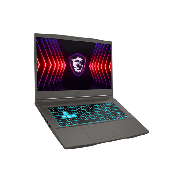 لابتوب  العاب   MSI Thin 15 FHD 144Hz | i5-13420H | 16GB DDR5 | RTX 2050 4GB | 512GB NVMe SSD  - رمادي