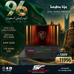 إم إس آي فيكتور 16 16" QHD+ 240Hz - معالج Ultra 9 275HX - كرت RTX 5080 - رام 16GB - تخزين 1TB