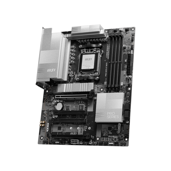 مذر بورد للالعاب  MSI PRO X870-P WIFI عالية الأداء لمنصة AMD AM5 مع DDR5 وWi-Fi 7 وشبكة 5G LAN
