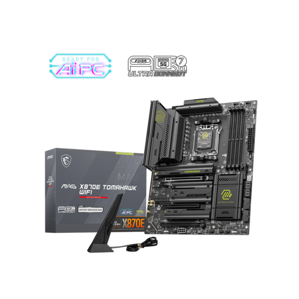 Gaming Motherboard MSI MAG X870E TOMAHAWK WIFI ATX  DDR5 Wi-Fi 7 5G LAN