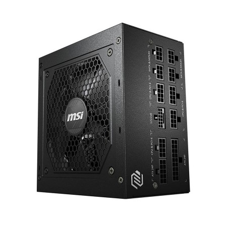 مزود الطاقة MSI MAG A850GL PCIe5, قدرة 850 واط, تصميم Fully Modular لتنظيم الكابلات, كفاءة 80+ Gold, متوافق مع معيار ATX 3.1, مروحة هادئة - أسود مزود الطاقة MSI MAG A850GL PCIe5, قدرة 850 واط, تصميم Fully Modular لتنظيم الكابلات, كفاءة 80+ Gold, متوافق مع معيار ATX 3.1, مروحة هادئة - أسود
