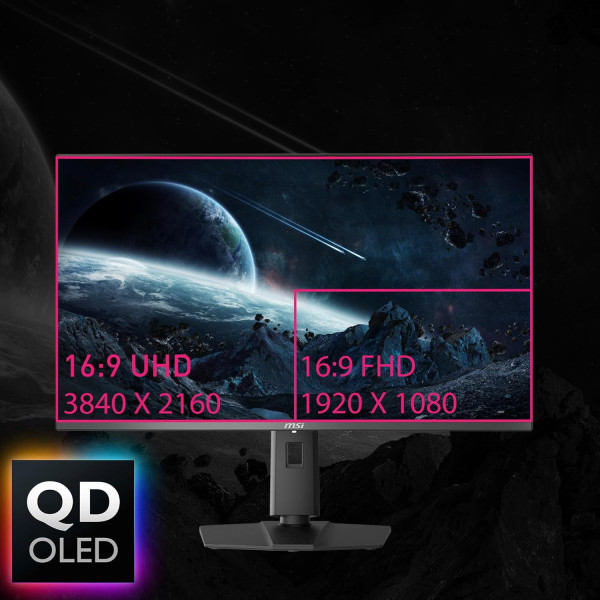 شاشة ألعاب بحجم MSI MPG 321URX QD-OLED – 32 دقة 4K UHD الجيل الثالث من QD-OLED بتردد 240 هرتز شاشة ألعاب بحجم MSI MPG 321URX QD-OLED – 32 دقة 4K UHD الجيل الثالث من QD-OLED بتردد 240 هرتز