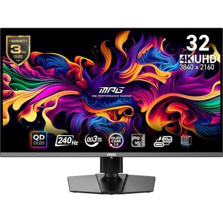 MONITOR MSI MPG 321URX QD-OLED 32 inch 4K   QD-OLED 240Hz 0.03Ms - Black