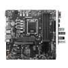 MOTHERBOARD MSI PRO B760M-P, m-ATX factor, 4 DIMM DDR5 memory, Supports Intel Core 12th/13th/14th Gen CPUs, LGA 1700 - BLACK