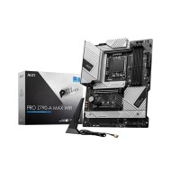 MOTHERBAORD MSI PRO Z790-A MAX WiFi DDR5 – LGA 1700 - DDR5 Support - Ultra-fast Wi-Fi 7 - Bluetooth 5.3 ATX form factor - Black