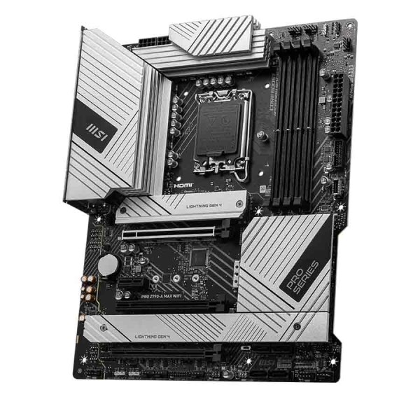MOTHERBAORD MSI PRO Z790-A MAX WiFi DDR5 – LGA 1700 - DDR5 Support - Ultra-fast Wi-Fi 7 - Bluetooth 5.3 ATX form factor - Black