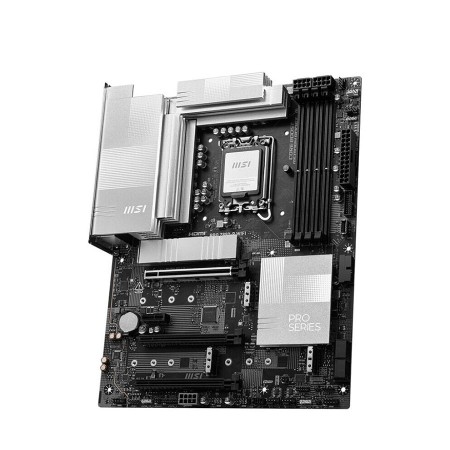 Motherbaord MSI PRO Z890-P WIFI, Supports Intel Core Ultra Processors, 4× DDR5 DIMMs, PCIe 5.0 x16, 5G LAN, WiFi 7 & BT 5.4 -Black Motherbaord MSI PRO Z890-P WIFI, Supports Intel Core Ultra Processors, 4× DDR5 DIMMs, PCIe 5.0 x16, 5G LAN, WiFi 7 & BT 5.4 -Black