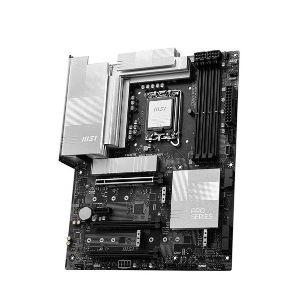 لوحة أم احترافية MSI PRO Z890-P WIFI, مقبس ‎LGA 1851, مقاس ATX , منفذ PCIe 5.0 x16, تدعم 4× فتحات DDR5, وايفاي 7 بلوتوث 5.4 - أسود