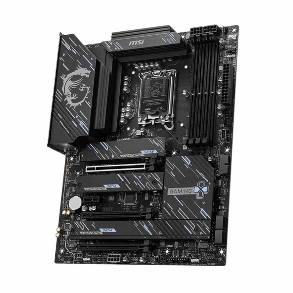 لوحة أم MSI Z890 GAMING PLUS WIFI، Wi-Fi 7 وBluetooth 5.4، PCIe 5.0 x16، Thunderbolt 4 / USB-C، مقاس ATX – اسود لوحة أم MSI Z890 GAMING PLUS WIFI، Wi-Fi 7 وBluetooth 5.4، PCIe 5.0 x16، Thunderbolt 4 / USB-C، مقاس ATX – اسود