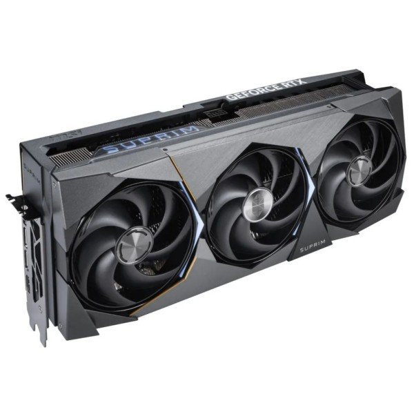 بطاقة رسومية من MSI RTX 5090 SUPRIM SOC , ب 32GB GDDR7, نظام تبريد Hyper Frozr ثلاثي المراوح , PCI Express 5.0, دعم تقنيات DLSS 4 والذكاء الاصطناعي و تتبع الاشعة - أسود