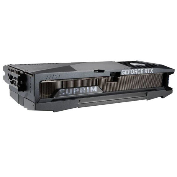 بطاقة رسومية من MSI RTX 5090 SUPRIM SOC , ب 32GB GDDR7, نظام تبريد Hyper Frozr ثلاثي المراوح , PCI Express 5.0, دعم تقنيات DLSS 4 والذكاء الاصطناعي و تتبع الاشعة - أسود