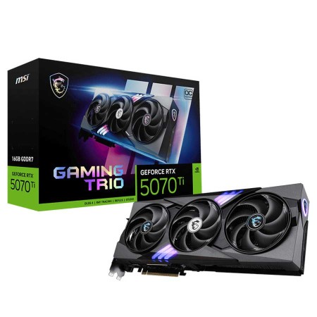 MSI TRIO PLUS NVIDIA GeForce RTX 5070Ti 16GB OC GDDR7 - BLACK