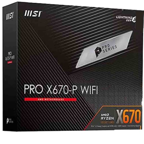 MSI PRO X670-P WiFi DDR5 LIGHTNING GEN 5 - AM5 - مذربورد إم إس أى
