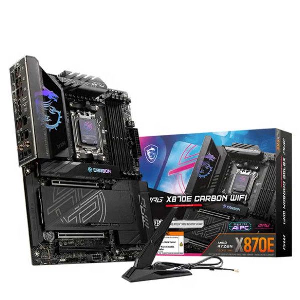 مذربورد ام اس اى ماج DDR5 X870E كربون تدعم وايفاي7 مذربورد ام اس اى ماج DDR5 X870E كربون تدعم وايفاي7