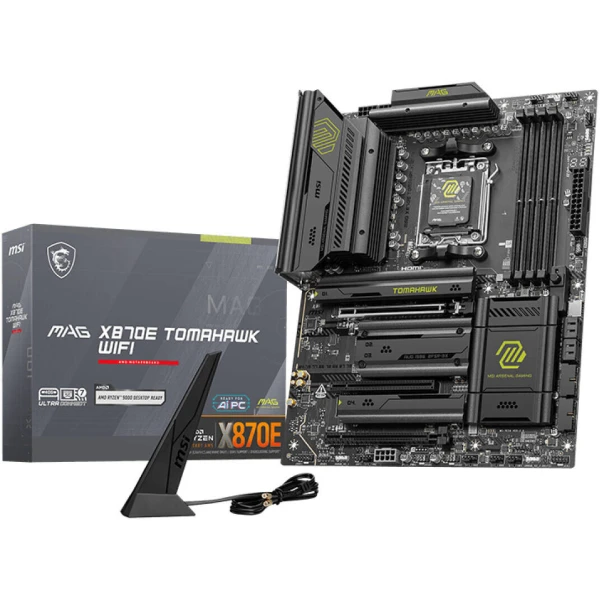 مذربورد ام اس اى ماج DDR5 X870E توماهوك تدعم وايفاي7 مذربورد ام اس اى ماج DDR5 X870E توماهوك تدعم وايفاي7