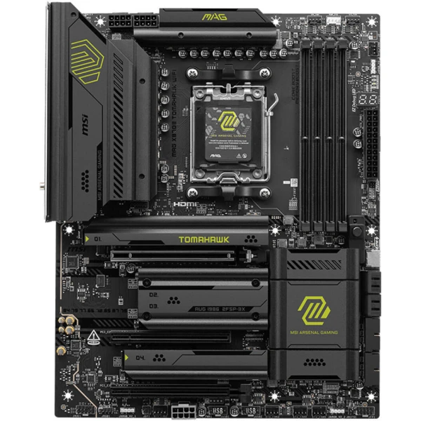 مذربورد ام اس اى ماج DDR5 X870E توماهوك تدعم وايفاي7 مذربورد ام اس اى ماج DDR5 X870E توماهوك تدعم وايفاي7