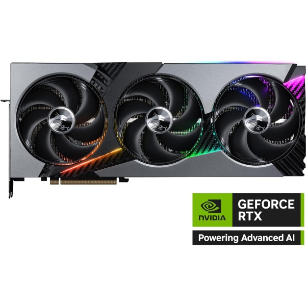 بطاقة رسومية من MSI RTX 5090 VANGUARD SOC , ب 32GB GDDR7, نظام تبريد Hyper Frozr ثلاثي المراوح , PCI Express 5.0, دعم تقنيات DLSS 4 والذكاء الاصطناعي و تتبع الاشعة - أسود