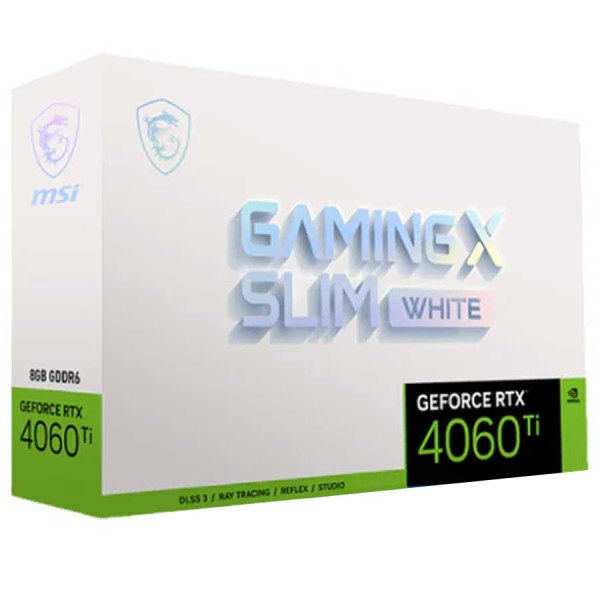 MSI GAMING X SLIM GeForce RTX 4060Ti  8GB 3x Fans GDDR6 - White
